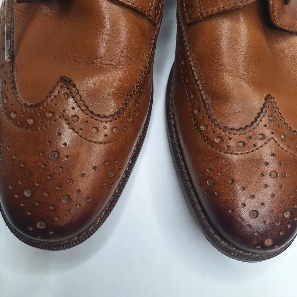 Florsheim Montinaro Men's Wingtip Oxford Dress Shoes 8 3E Extra Wide Memory Foam